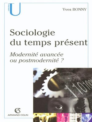 cover image of Sociologie du temps présents